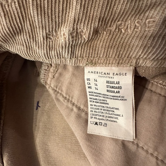 American Eagle Outfitters Beige Corduroy Pants - Picture 6 of 7